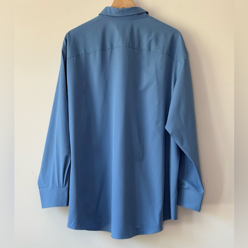 NWT Alfani Mens Solid Knit Button-Down Shirt - Picture 4 of 8